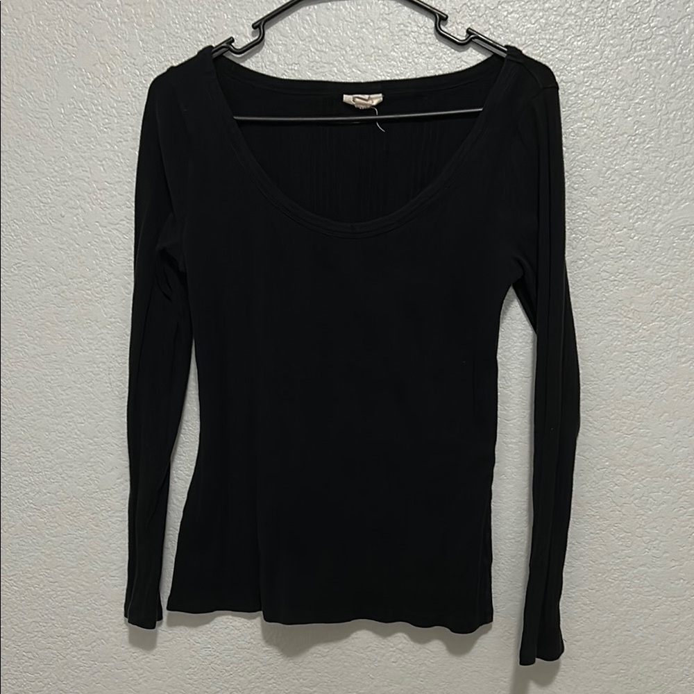 Black Long Sleeve Women's Top